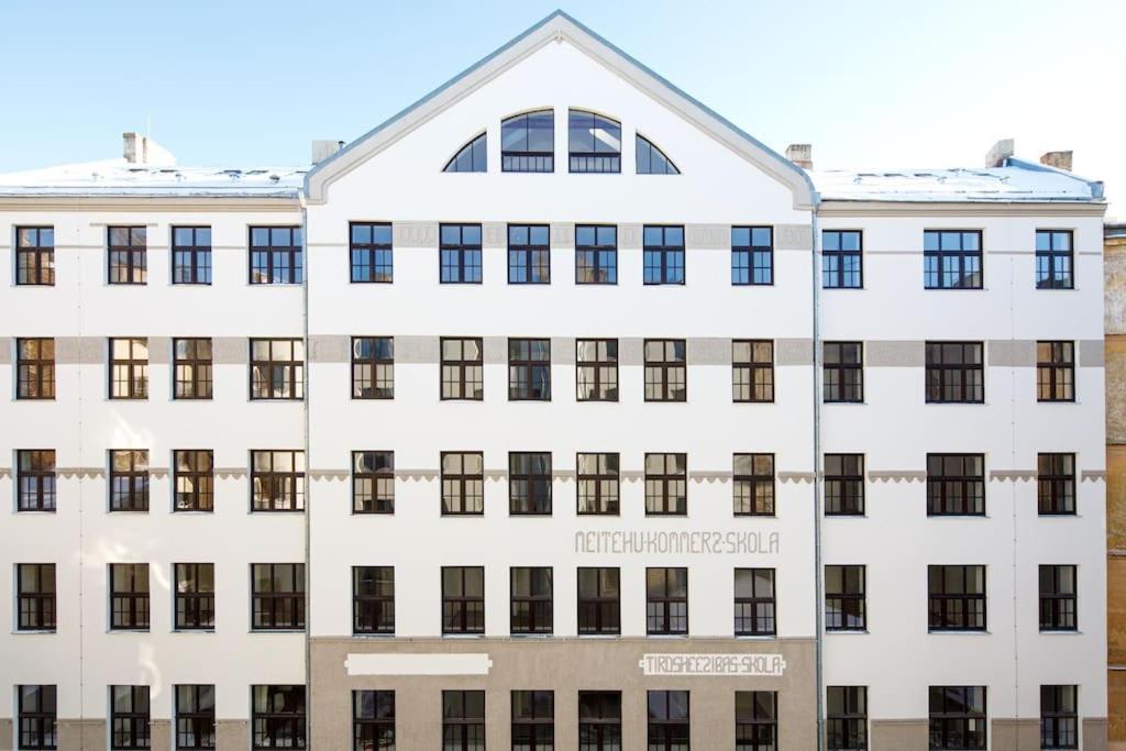 里加Designer Loft In The City Center公寓 外观 照片